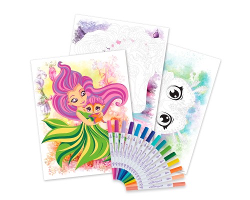 Набір для творчості Nebulous Stars Розмальовка по номерах Чарівні світи зірок (11381)