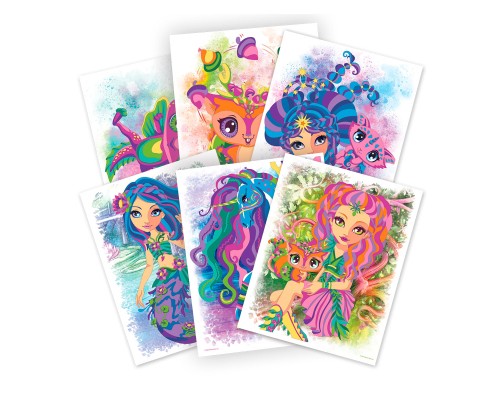 Набір для творчості Nebulous Stars Розмальовка по номерах Чарівні світи зірок (11381)