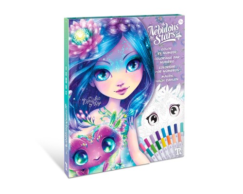 Набір для творчості Nebulous Stars Розмальовка по номерах Чарівні світи зірок (11381)