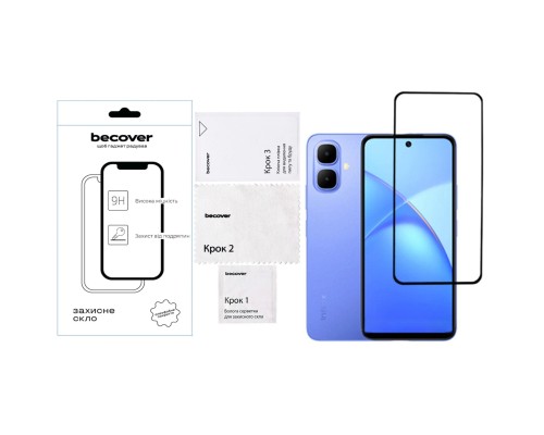 Скло захисне BeCover Infinix Smart 10 (X6725) Black (714757)