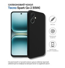 Чохол до мобільного телефона BeCover Silicone Tecno Spark Go 2 (KM4) Black (714681)