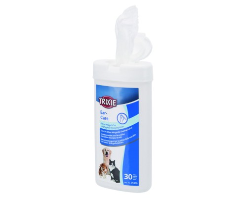 Вологі серветки для тварин Trixie для догляду за вухами 30 шт (4011905294162)