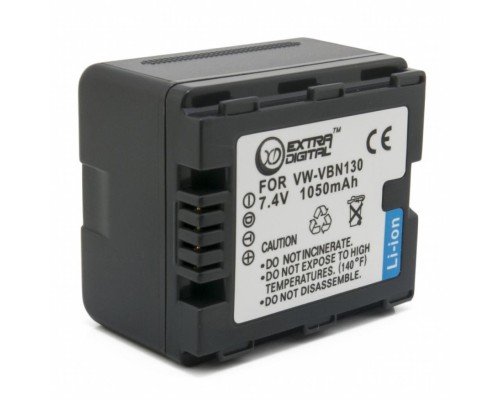 Акумулятор до фото/відео Extradigital Panasonic VW-VBN130 (DV00DV1361) 