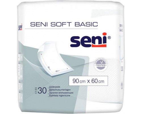 Пелюшки для малюків Seni Soft Basic 90х60 см 30 шт (5900516692315)