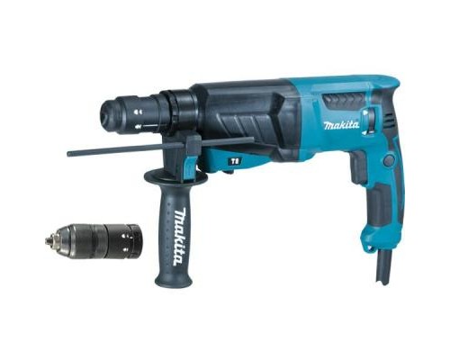 Перфоратор Makita HR2630T, SDS-Plus 26мм со сменным патроном, 800Вт, 2,4Дж (HR2630T)