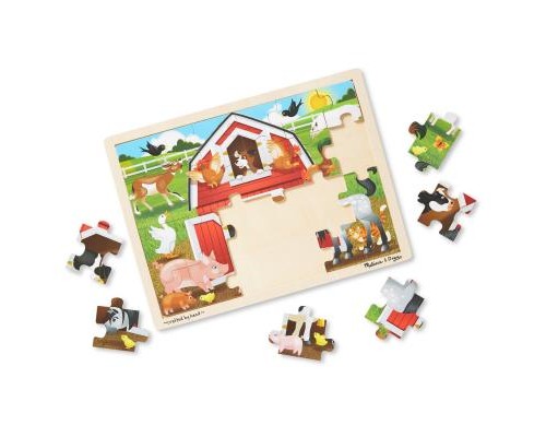 Пазл Melissa&Doug в рамці Ферма, 24 елемента (MD19061)