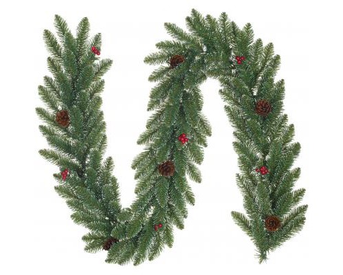Мішура Black Box Trees Creston Frosted 270 см Зелена (8718861153026) Мішура Black Box Trees Creston Frosted 270 см Зелена (8718861153026)
