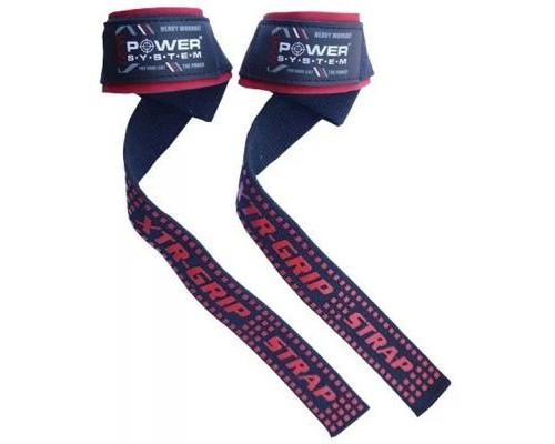 Кистьові лямки Power System XTR-Grip Straps Black/Red (PS-3430_Black-Red)