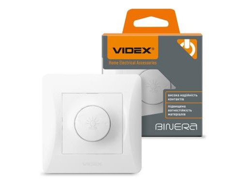 Світлорегулятор Videx BINERA 600Вт (VF-BNDM600-W)