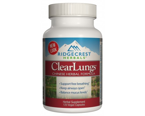 Трави Ridgecrest Herbals Комплекс для Підтримки Легких, Рослинна Китайська (RCH136)