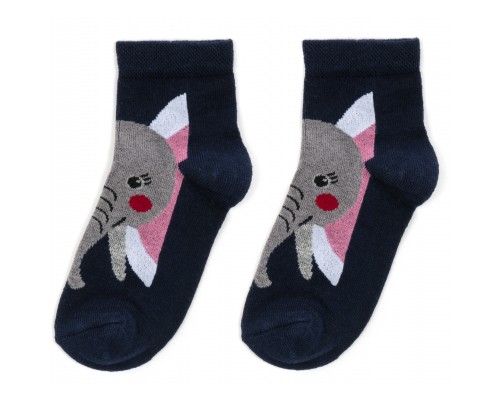 Шкарпетки дитячі UCS Socks зі слоником (M0C0101-2116-5B-blue)