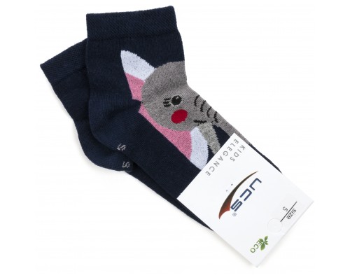 Шкарпетки дитячі UCS Socks зі слоником (M0C0101-2116-5B-blue)
