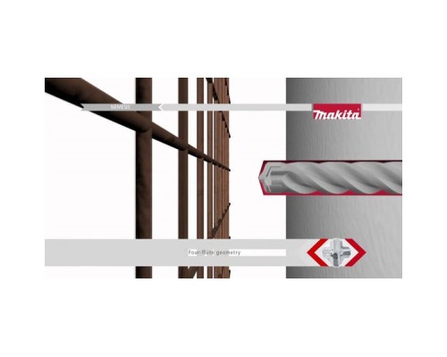 Бур Makita SDS-Plus Nemesis II 12x600 мм (B-58372)