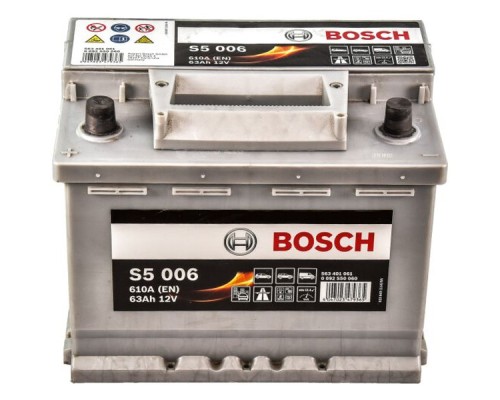 Акумулятор автомобільний Bosch 63А (0 092 S50 060)