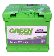 Акумулятор автомобільний GREEN POWER 50Ah (000022355)