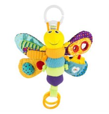 Іграшка на коляску Lamaze Метелик із прорізувачем і пискавкою (L27024)