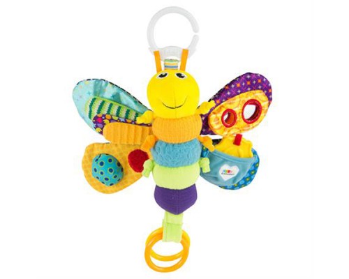 Іграшка на коляску Lamaze Метелик із прорізувачем і пискавкою (L27024)