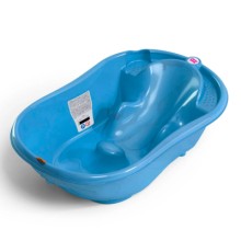 Ванночка Ok Baby Onda з анатомічною гіркою і термодатчиком синій (38238440)