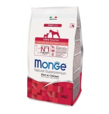 Сухий корм для собак Monge Dog Mini Starter зі смаком курки з рисом 1.5 кг (8009470004008)