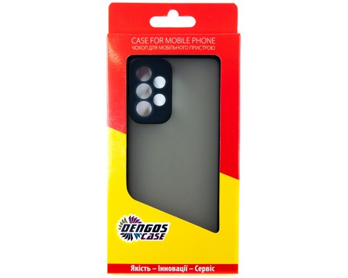Чохол до мобільного телефона Dengos Matte Samsung Galaxy A33 (black) (DG-TPU-MATT-98)