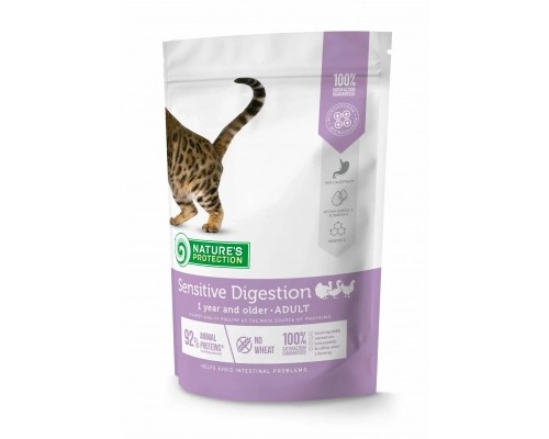 Сухий корм для кішок Nature's Protection Sensitive Digestion Adult 400 г (NPS45766) Сухий корм для кішок Nature's Protection Sensitive Digestion Adult 400 г (NPS45766)