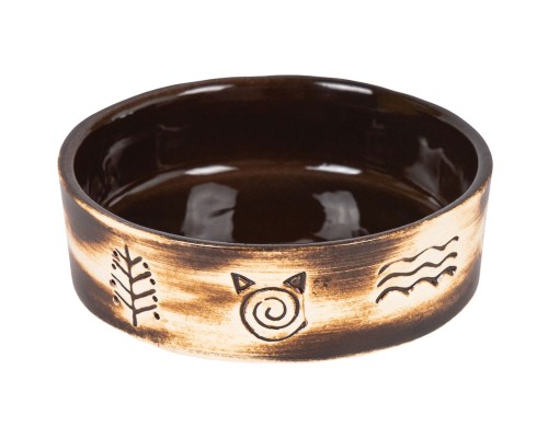 Посуд для котів Природа Миска «Етно» 200 мл (4823082418688)