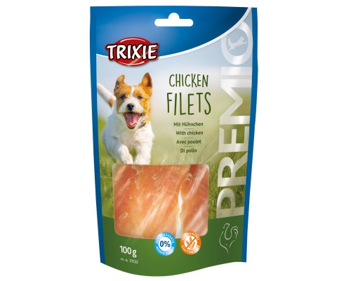 Ласощі для собак Trixie Premio Chicken Filets куряче філе 100 г (4011905315324)