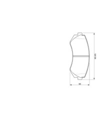 Гальмівні колодки Bosch 0 986 424 489