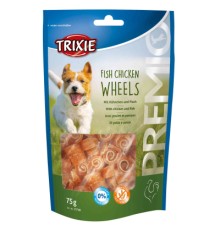 Ласощі для собак Trixie PREMIO Fish Chicken Wheels 75 г (4011905317489)