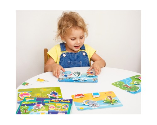 Розвиваюча іграшка Vladi Toys Гра з липучками Яка пора року (укр) (VT1302-25)