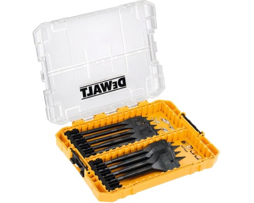 Набір свердл DeWALT перових EXTREME IMPACT по дереву, 9 шт, кейс Tough Case (DT70751)