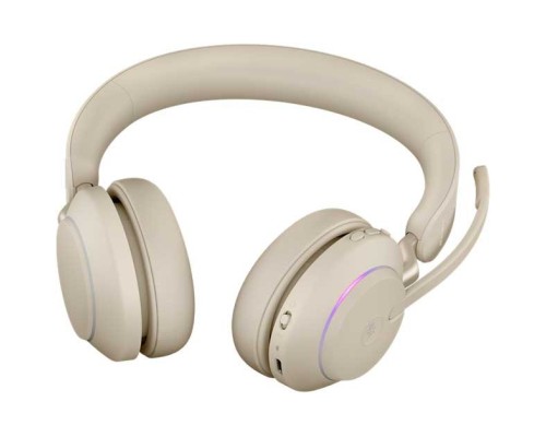 Навушники Jabra Evolve2 65 Link380c MS Stereo Beige (26599-999-898)