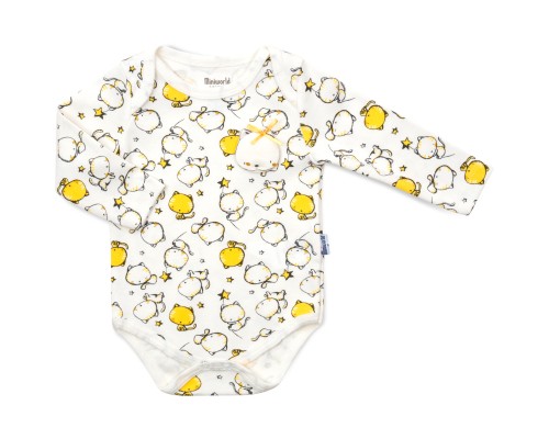 Набір дитячого одягу Miniworld з котиками (16326-68G-yellow)