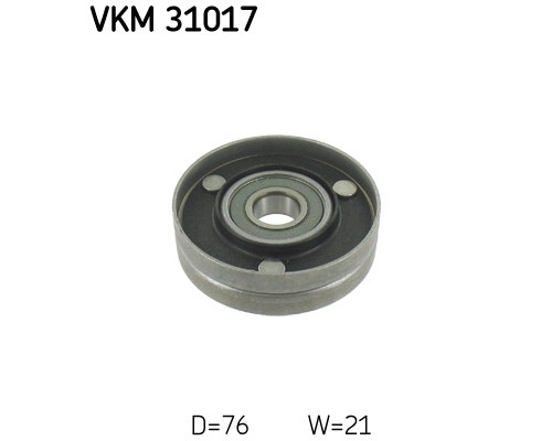 Ролик натягувача ременя SKF VKM 31017