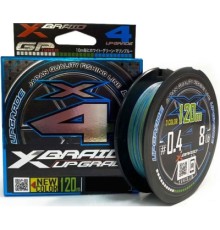 Шнур YGK X-Braid Upgrade X4 Multi Color 120m 0.4/0.104mm 8lb/3.6kg (5545.04.08)