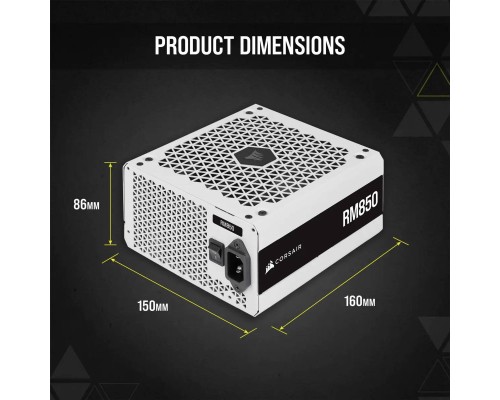 Блок живлення Corsair 850W RM850 White (CP-9020232-EU)