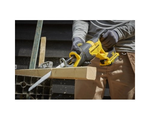 Шабельна пила Stanley FatMax,18V(V20)Li-Ion, 2x2Ah, 3.000 хід/хв, 4,85кг (SFMCS300D2K)