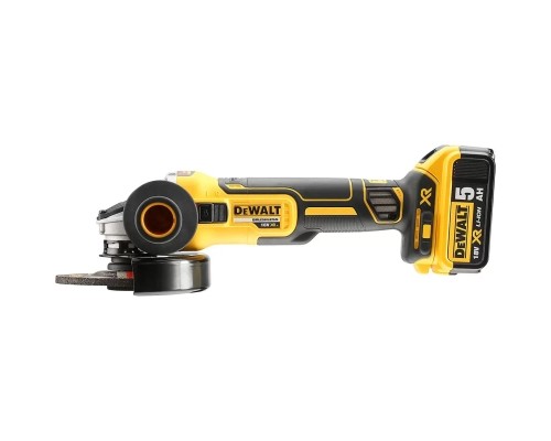 Шліфувальна машина DeWALT 18В XR Li-lon, 125 мм, 9000 об/хв, (без АКБ та ЗП) (DCG405NT)