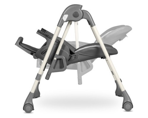 Стілець для годування Lionelo 2 в 1 Laurice Grey Stone з функцією гойдалки (LO-LAURICE GREY STONE)