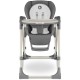Стілець для годування Lionelo 2 в 1 Laurice Grey Stone з функцією гойдалки (LO-LAURICE GREY STONE)