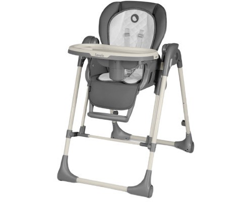 Стілець для годування Lionelo 2 в 1 Laurice Grey Stone з функцією гойдалки (LO-LAURICE GREY STONE)