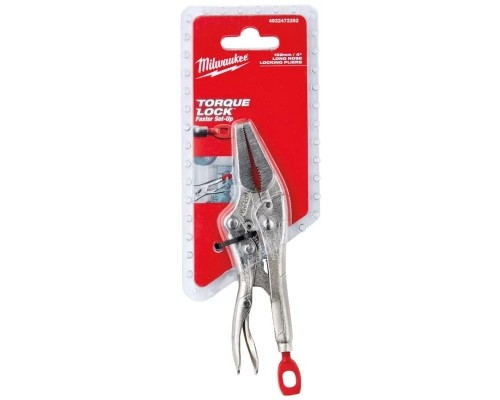 Кліщі Milwaukee затискні Torque Lock, 1-42мм, видовжені губки (4932472262)