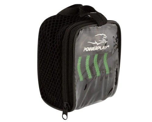 Бинт для спорту PowerPlay 3081 Чорно-Зелений (PP_3081_Black/Green)