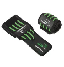 Бинт для спорту PowerPlay 3081 Чорно-Зелений (PP_3081_Black/Green)