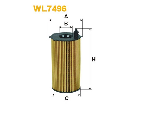Фільтр масляний Wixfiltron WL7496
