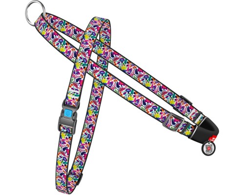 Шлея для собак WAUDOG Nylon з QR паспортом швидкознімна 