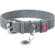 Нашийник для тварин WAUDOG Classic шкіряний 15 мм х 27-36 см сірий (020711)