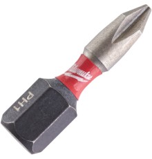 Набір біт Milwaukee SHOCKWAVE, PH1, 25мм, 2шт (4932430850)