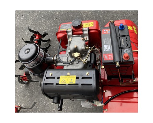 Культиватор Forte 1350Е-3, колеса 12