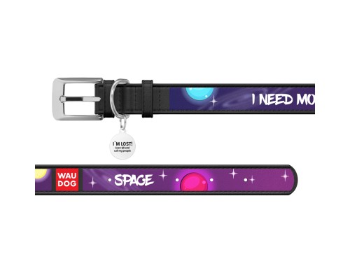 Нашийник для тварин WAUDOG Design з QR паспортом 